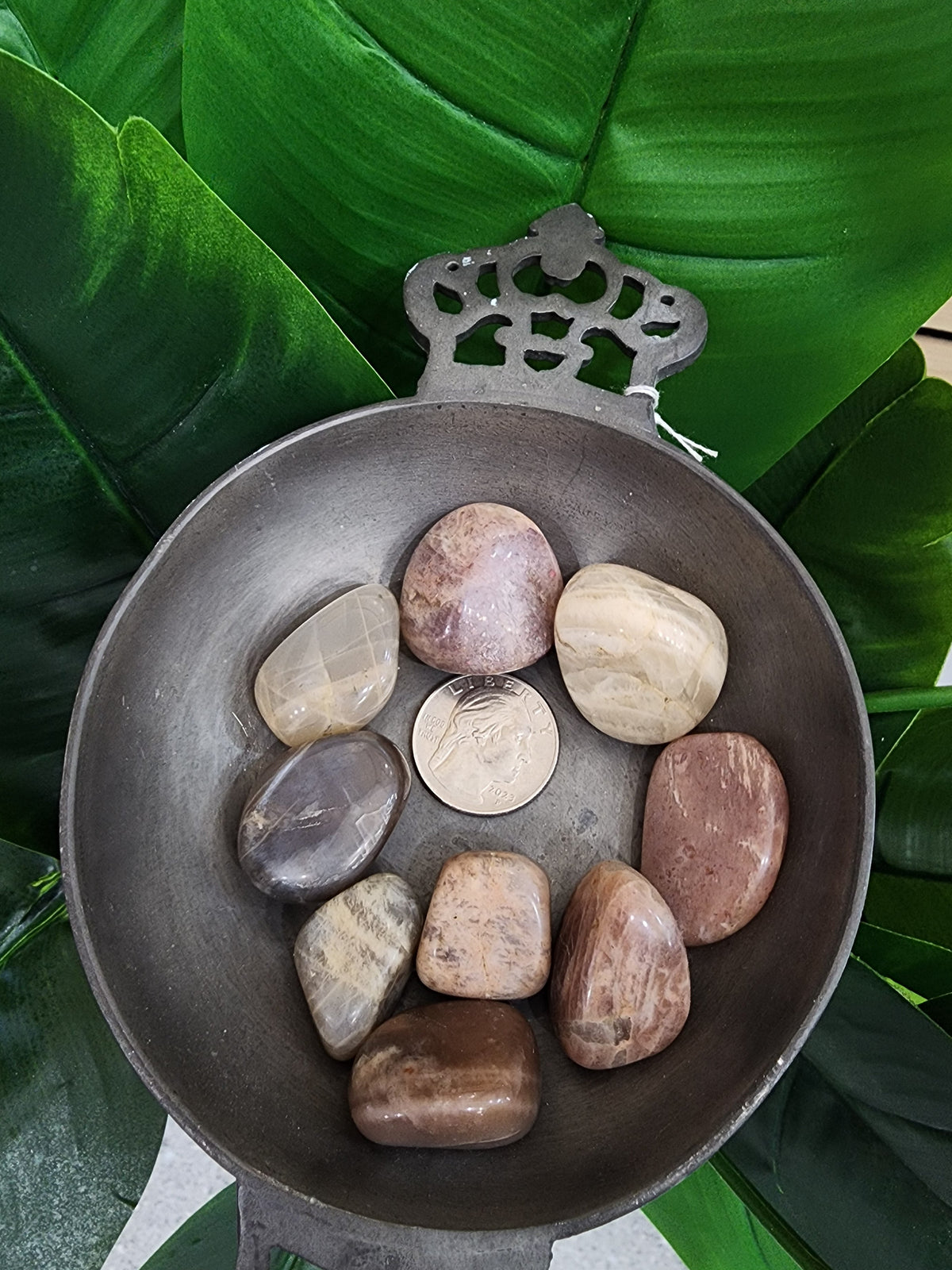 Peach Moonstone Tumbles