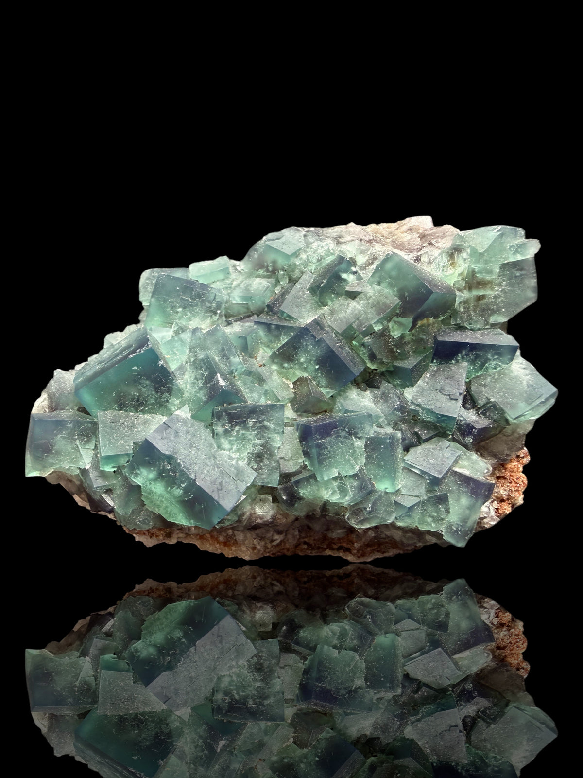 Fluorite - Naughty Gnome Pocket, Diana Maria Mine, Frosterley, Weardale, Co. Durham, England