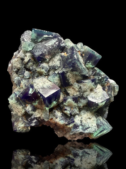 Fluorite - Supernova Pocket, Diana Maria Mine, Frosterley, Weardale, Co. Durham, England