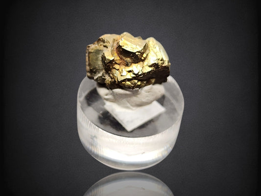 PYRITE- Ambas Aguas, Muro de Aguas, La Rioja, Spain- Miniature