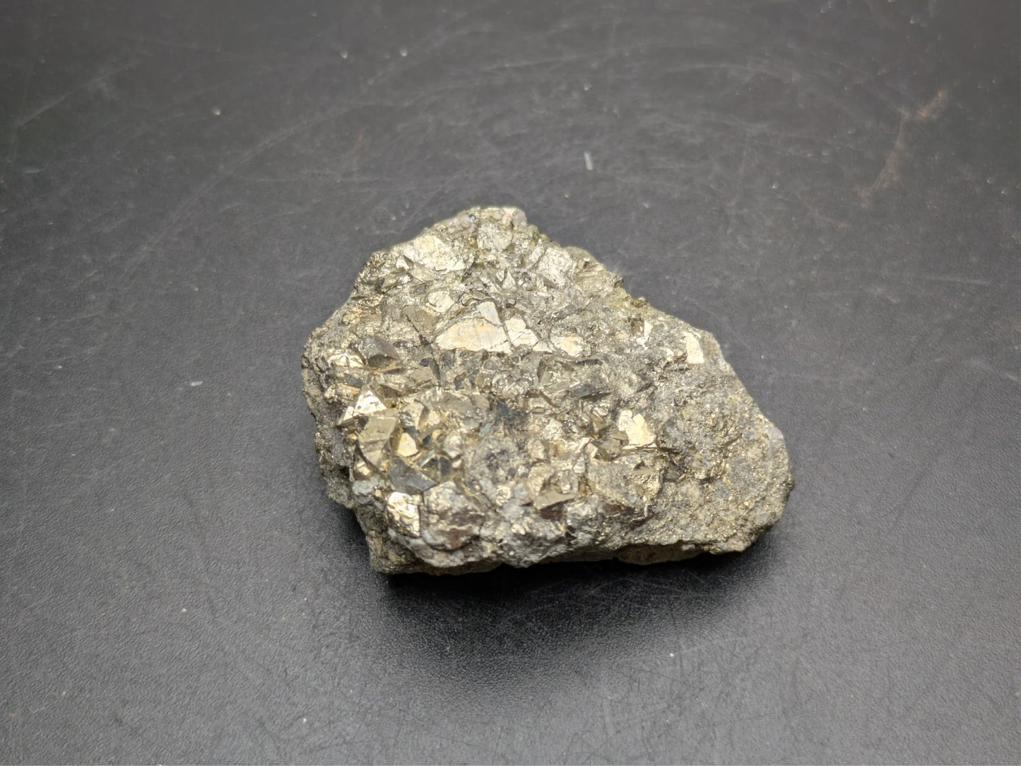 PYRITE- Huanzala Mine, Huallance, Bolognesi Province, Ancash, Peru- Miniature