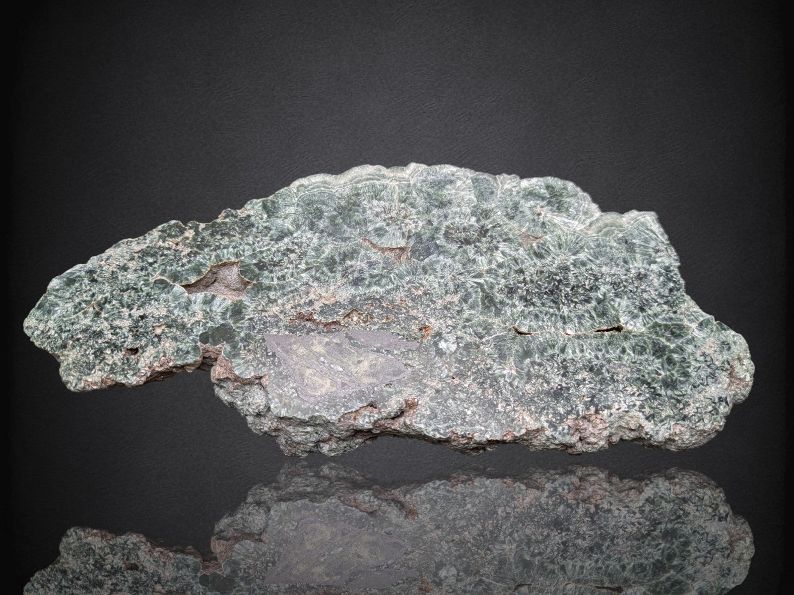 SERAPHINITE- Korshunovskoye Iron Deposit, Zheleznogorsk, Irkutsk Obla- Cabinet