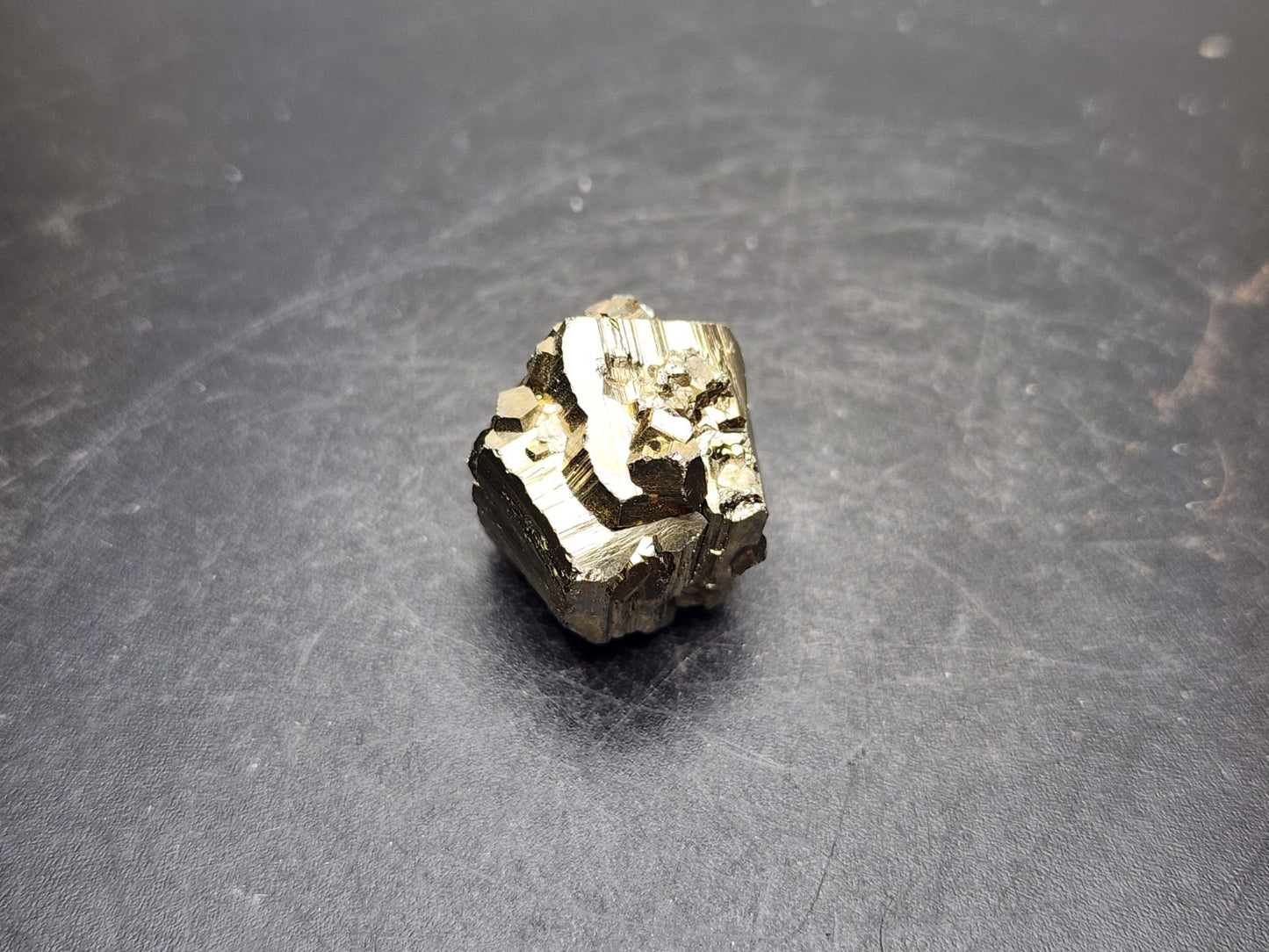 PYRITE-Avoca Quarry, Jefferson County, Kentucky, USA- Miniature