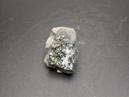 PYRITE- C.E. Duff & Son Quarry, Huntsville, Logan County, Ohio USA- Miniature