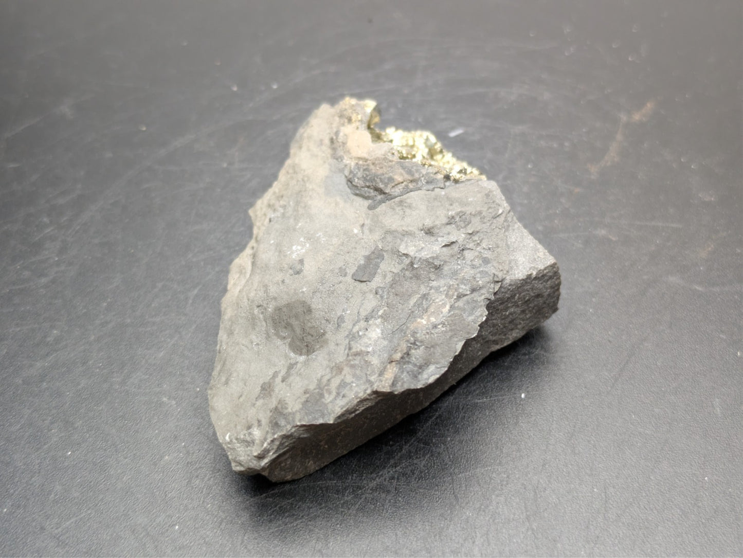 PYRITE- C.E. Duff & Son Quarry, Huntsville, Logan County, Ohio USA- Sm Cabinet