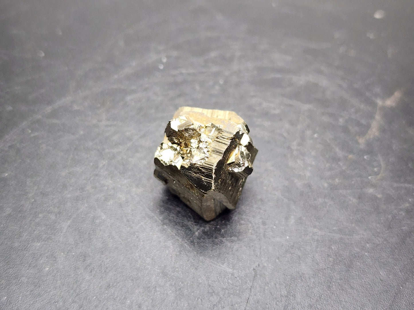 PYRITE-Avoca Quarry, Jefferson County, Kentucky, USA- Miniature
