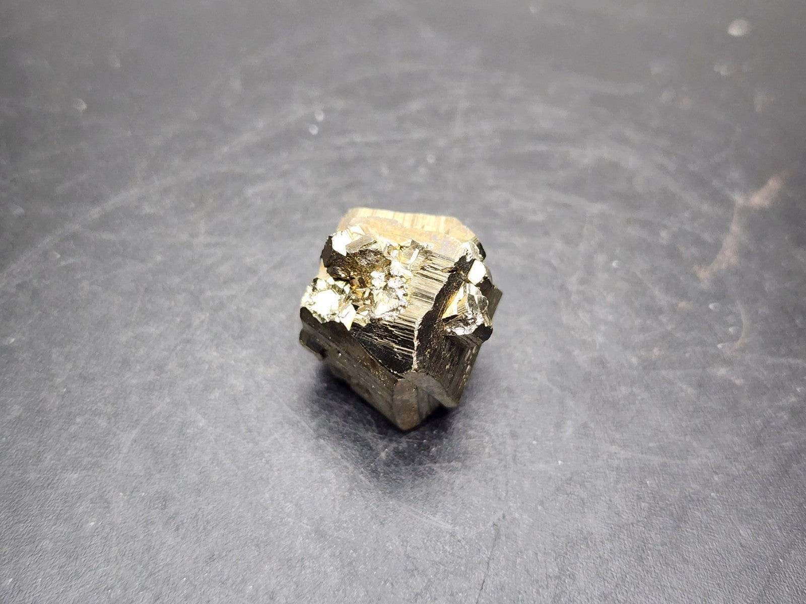 PYRITE-Avoca Quarry, Jefferson County, Kentucky, USA- Miniature