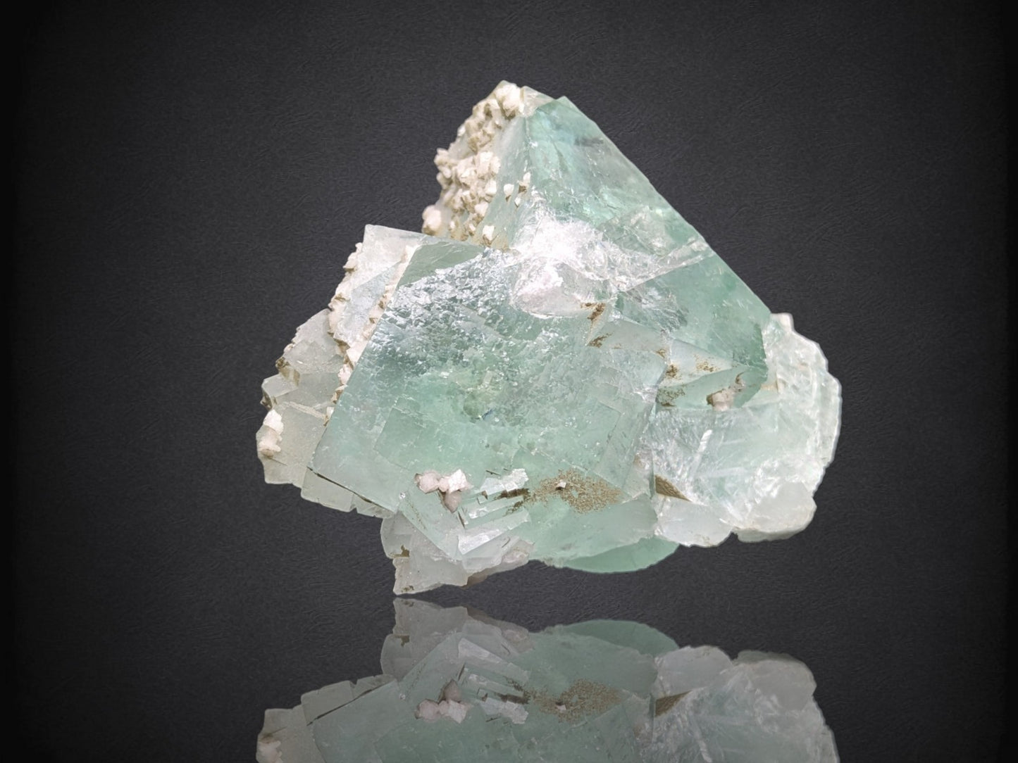 FLUORITE- Yaogangxian Mine, Yizhang Co, Chenzhou, Hunan, China- sm Cabinet