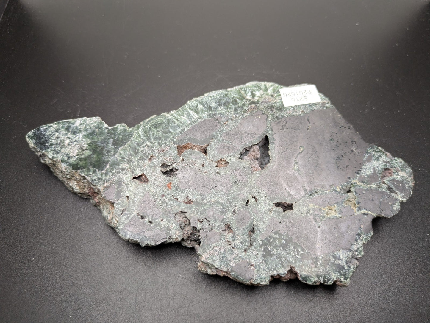 SERAPHINITE- Korshunovskoye Iron Deposit, Zheleznogorsk, Irkutsk Obla- Cabinet