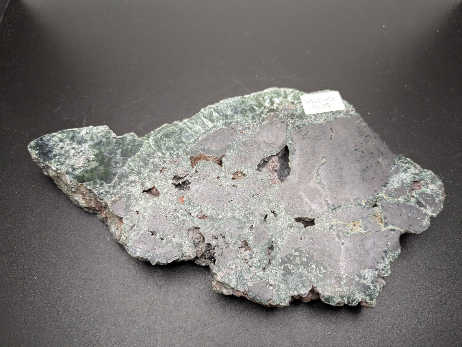 SERAPHINITE- Korshunovskoye Iron Deposit, Zheleznogorsk, Irkutsk Obla- Cabinet