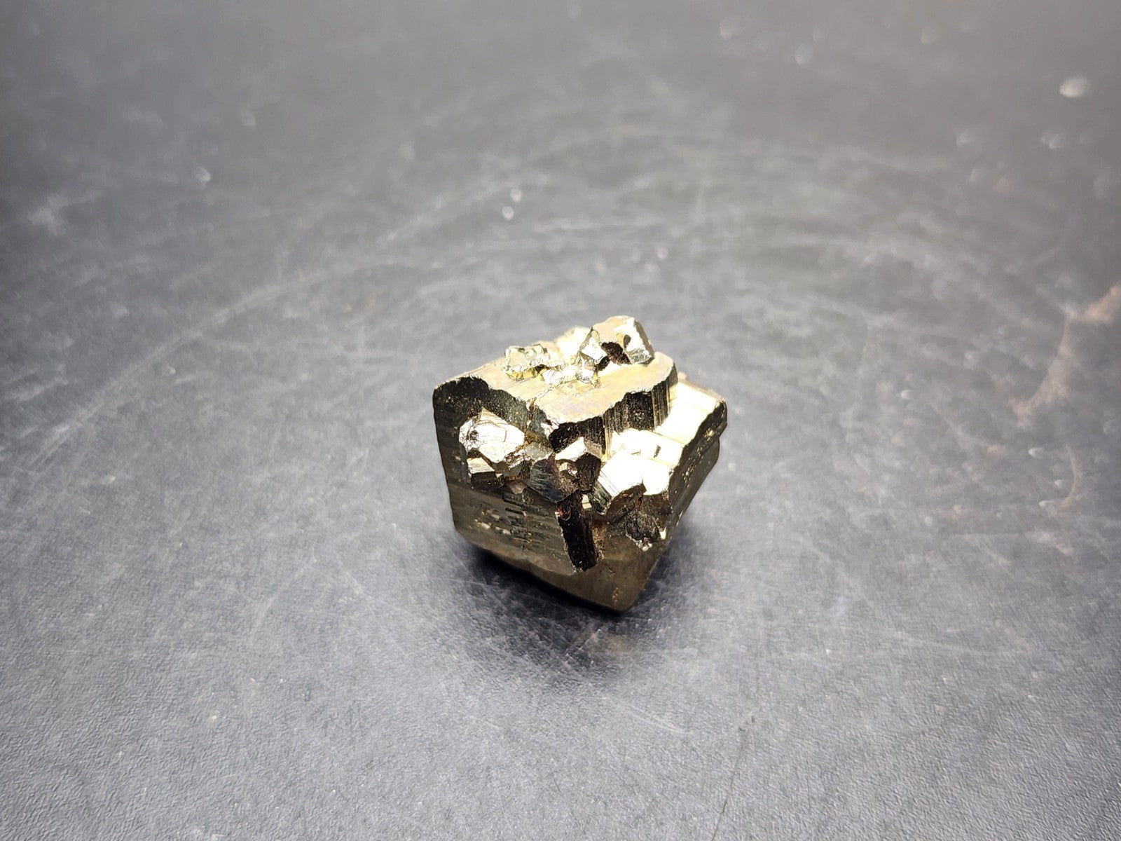 PYRITE-Avoca Quarry, Jefferson County, Kentucky, USA- Miniature