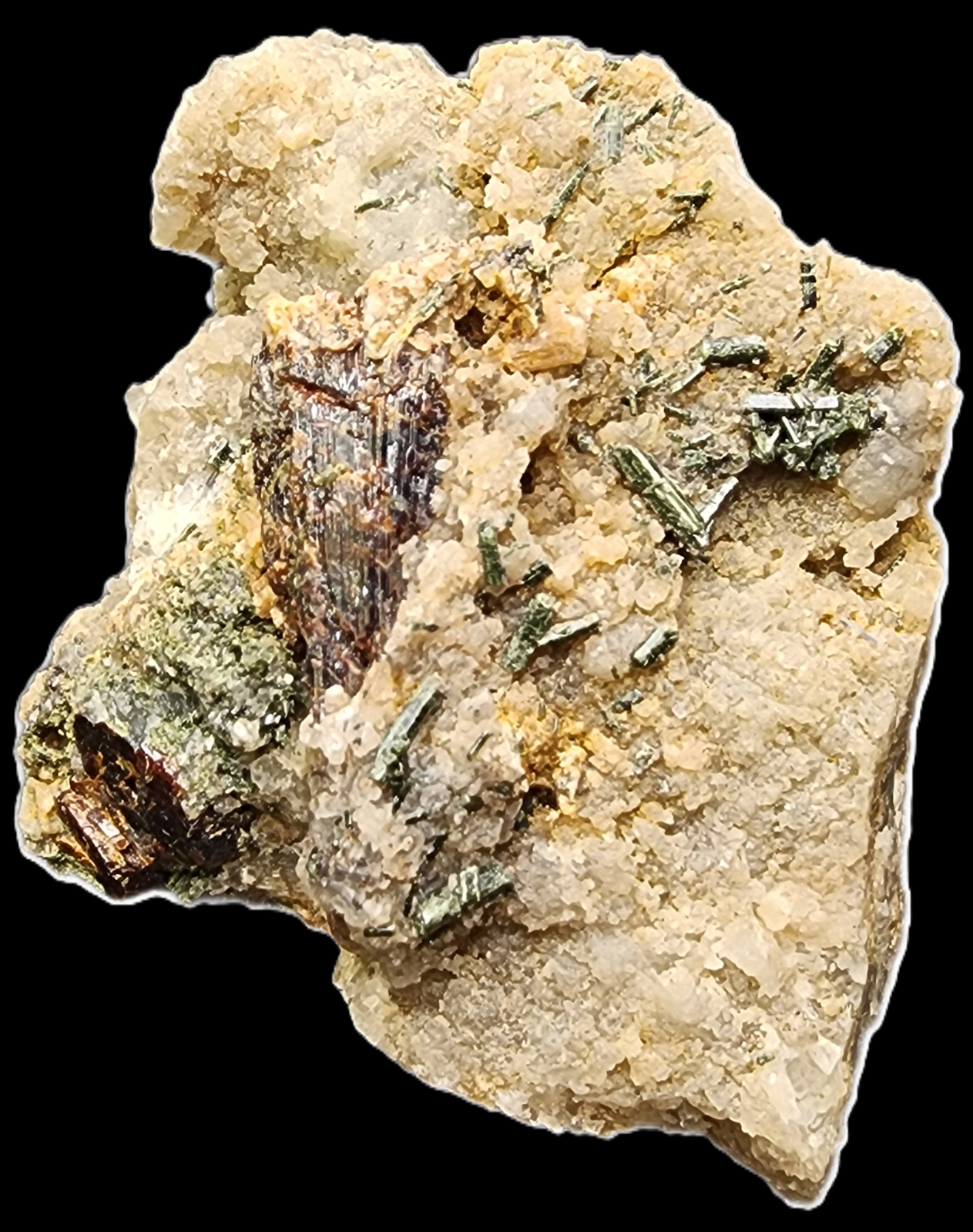 RUTILE- McGregor Lake, Québec, Canada- Miniature-Sized