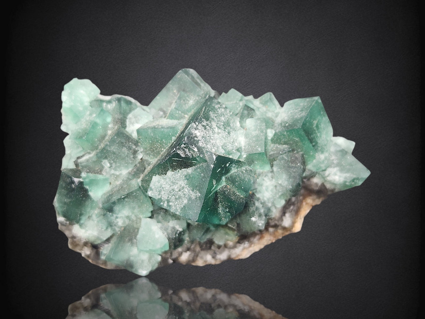 FLUORITE- Diana Marie Mine, Frosterley, Weardale, Co Durham, England- Cabinet