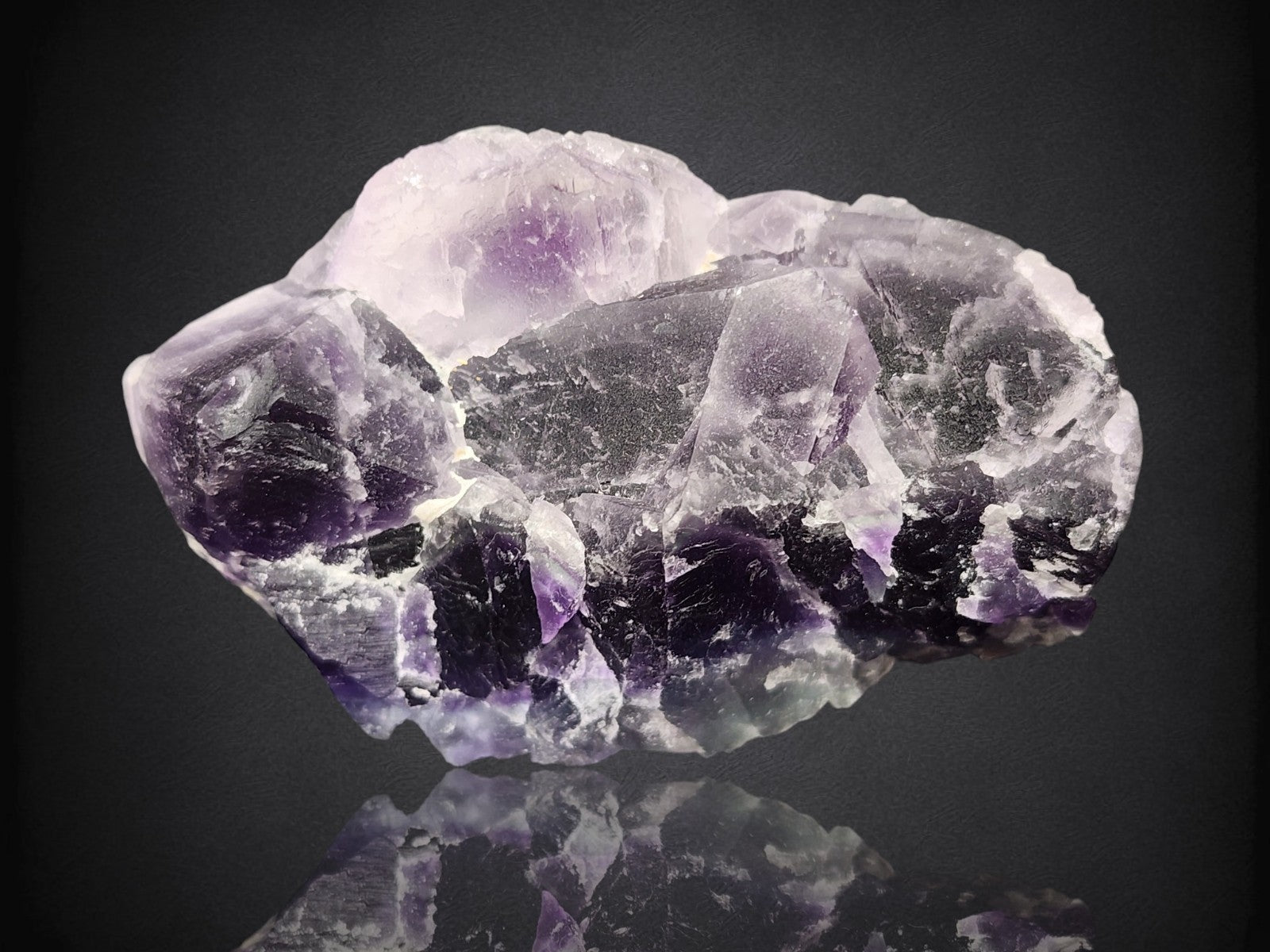 FLUORITE- Yaogangxian Mine, Yishang Co, Chenzhou, Hunan, China- Sm Cabinet
