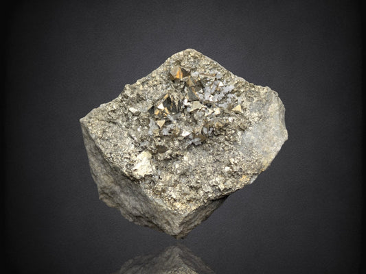 PYRITE- Huanzala Mine, Huallance, Bolognesi Province, Ancash, Peru- Sm Cabinet