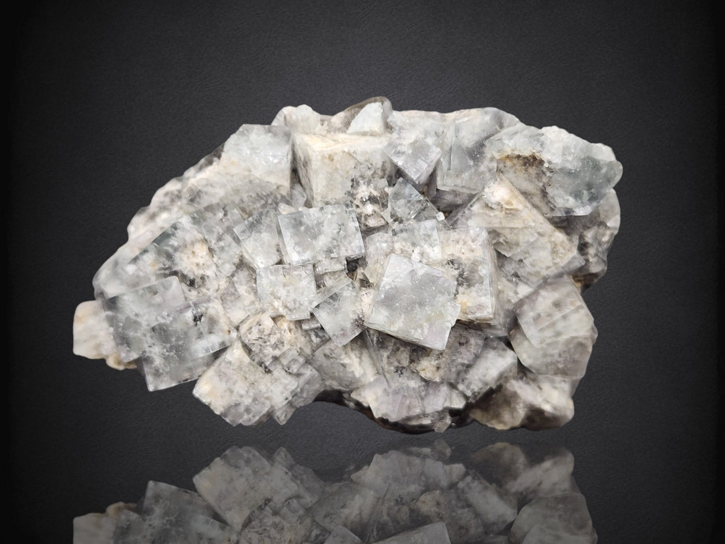 FLUORITE- Hidden Forest Pocket, Diana Marie Mine, Weardale, UK- Cabinet
