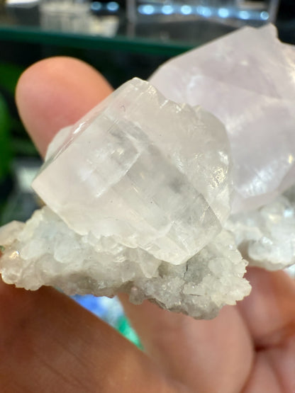 CALCITE, var. Pink/Purple- Daye Co., Huangshi, Hubei, China- Cabinet