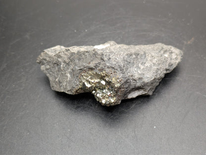 PYRITE- C.E. Duff & Son Quarry, Huntsville, Logan County, Ohio USA- Sm Cabinet