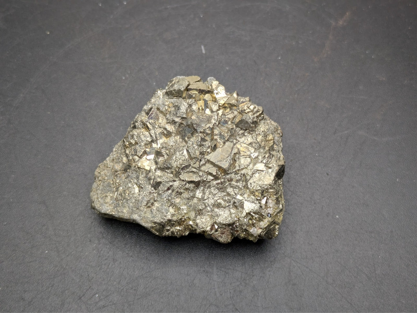 PYRITE- Huanzala Mine, Huallance, Bolognesi Province, Ancash, Peru- Miniature