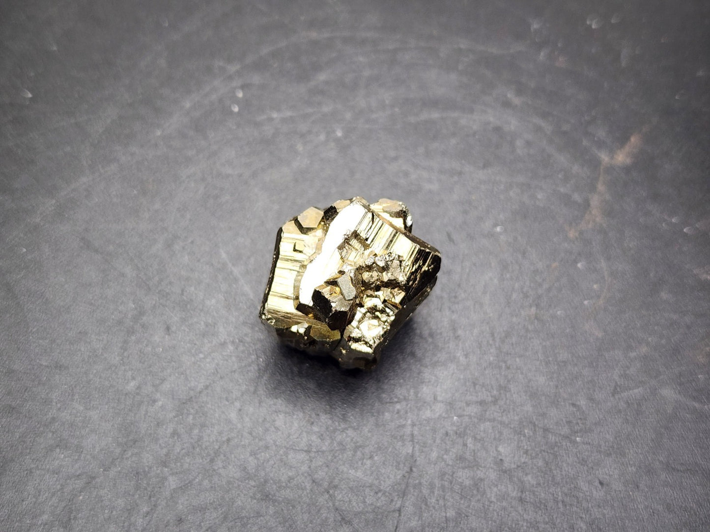 PYRITE-Avoca Quarry, Jefferson County, Kentucky, USA- Miniature