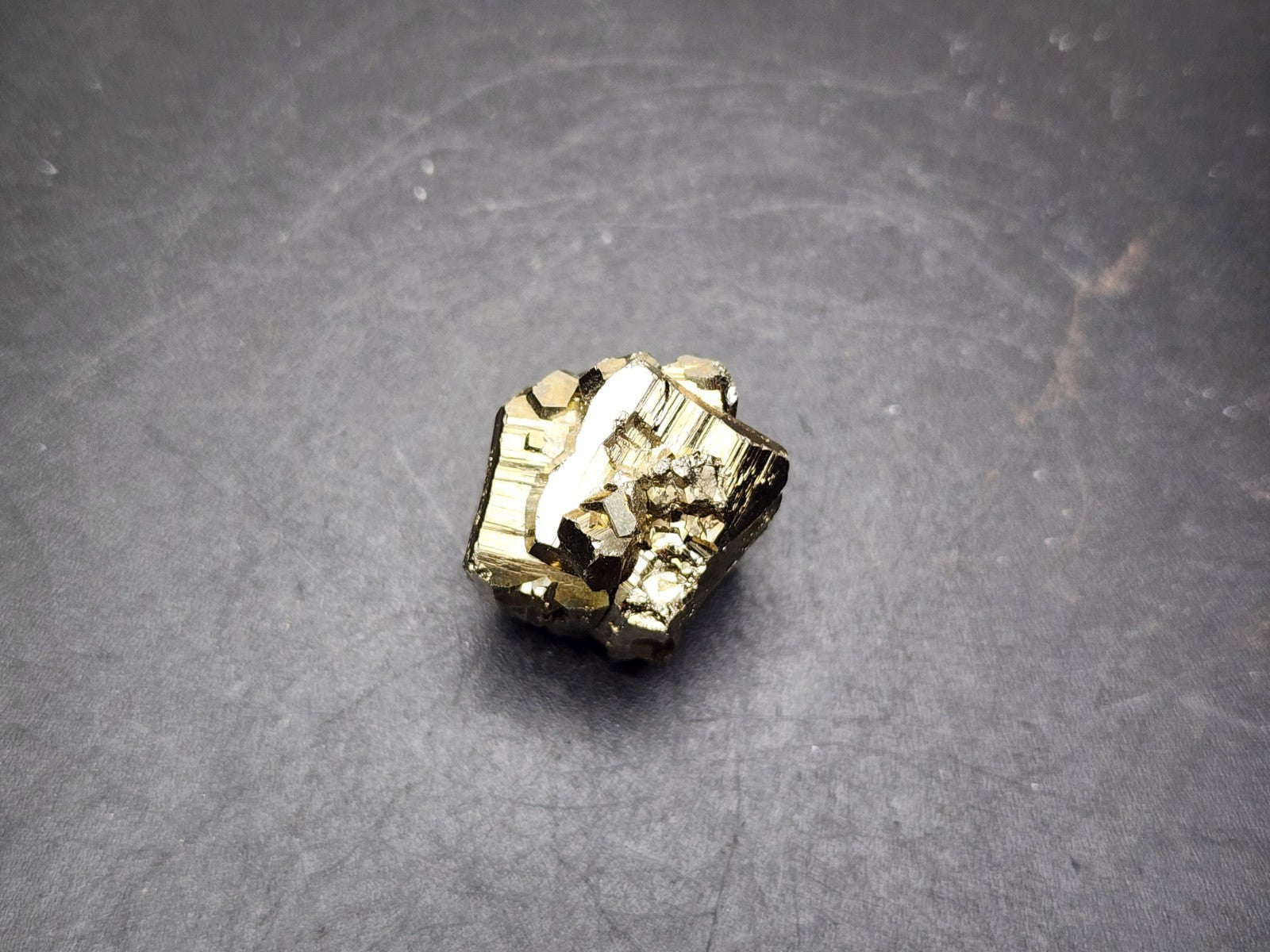 PYRITE-Avoca Quarry, Jefferson County, Kentucky, USA- Miniature