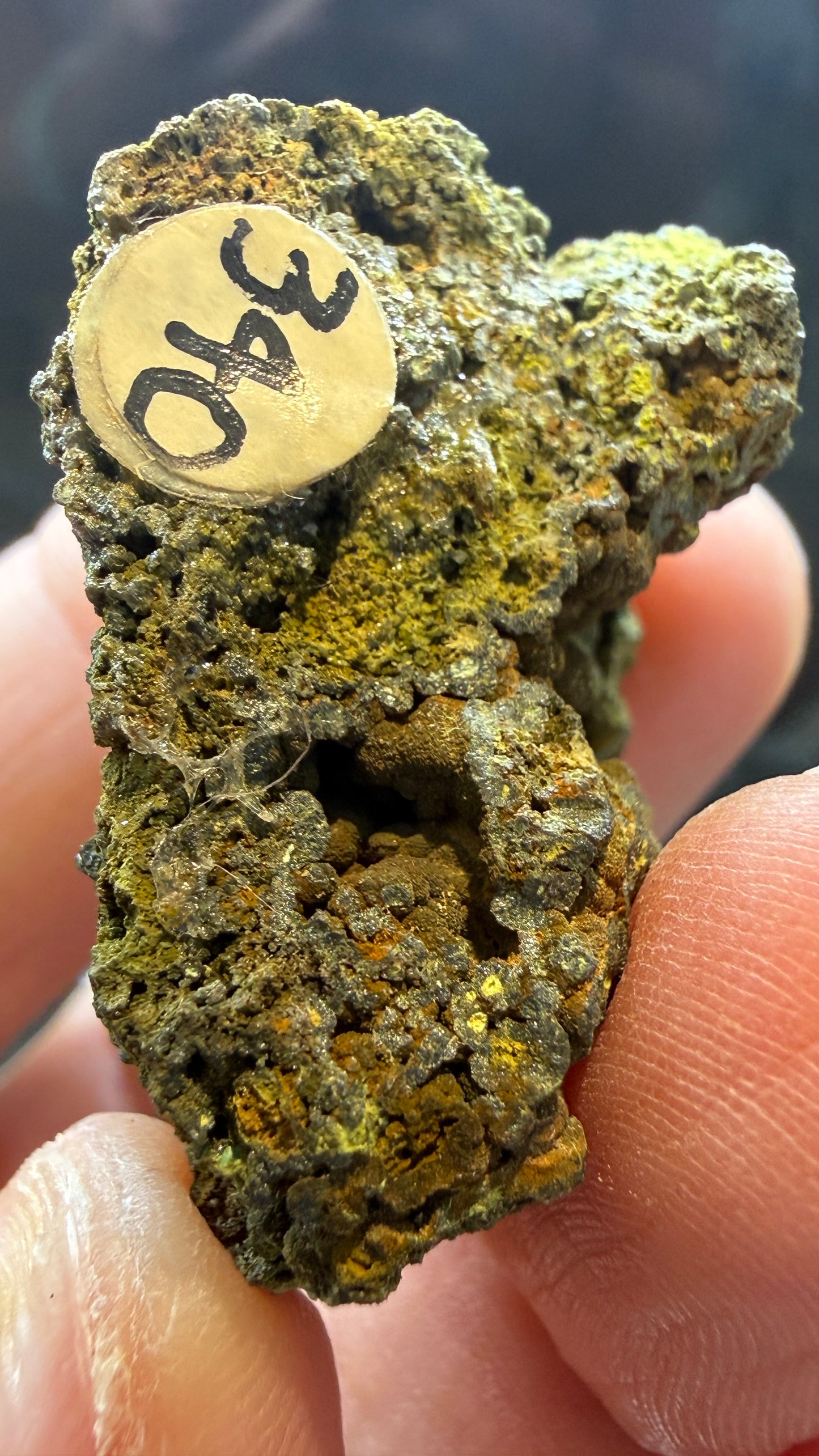 Mottramite- Tsumeb Mine, Oshikoto Region, Namibia
