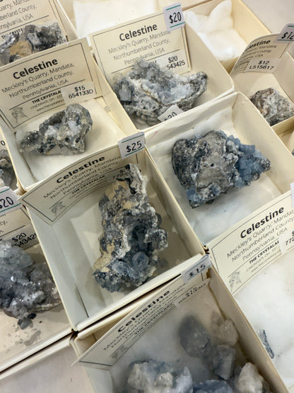 Celestine- Meckley's Quarry, Pennsylvania, USA- RANDOM PICK