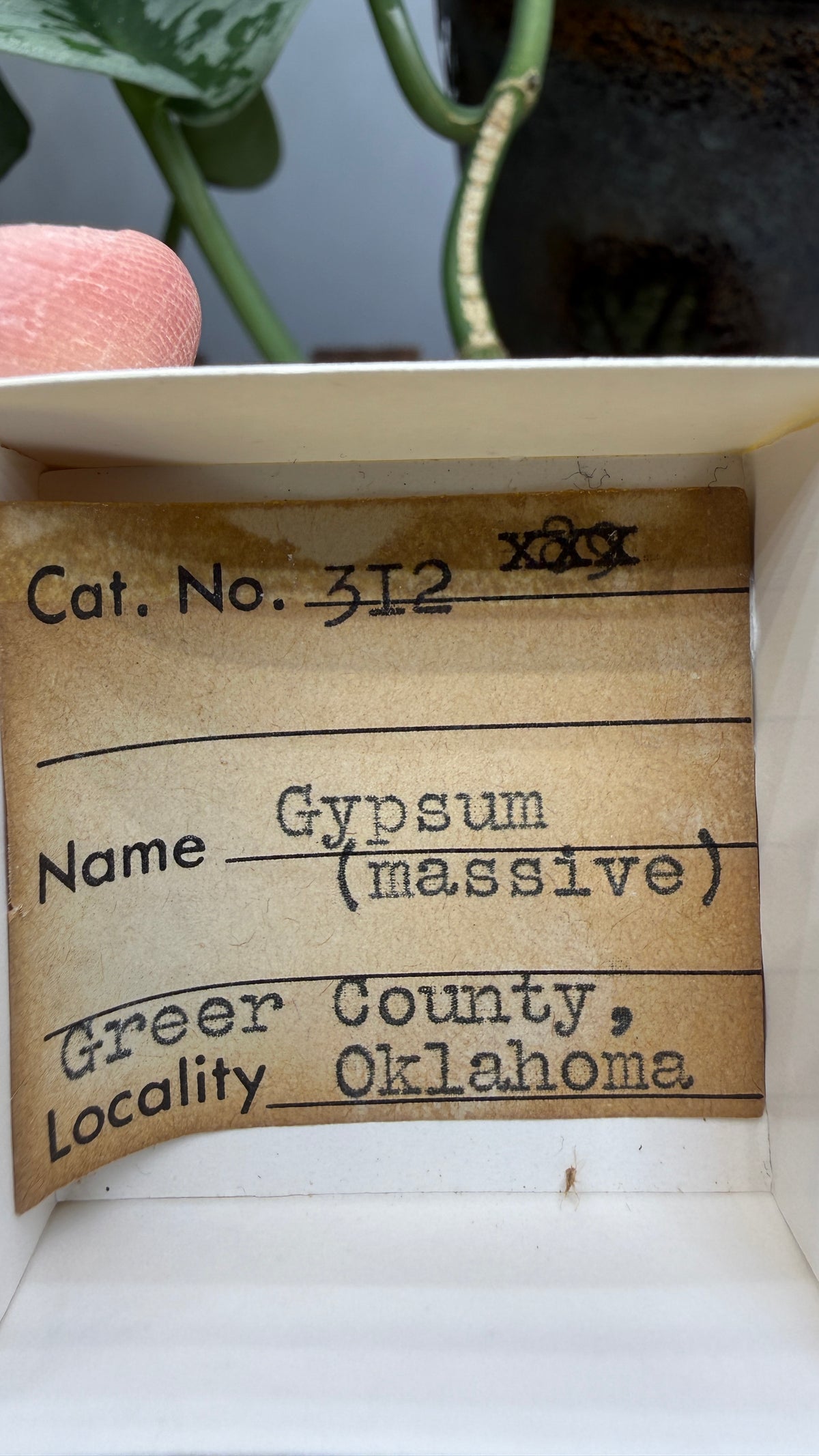 Gypsum– Greer County, Oklahoma, USA
