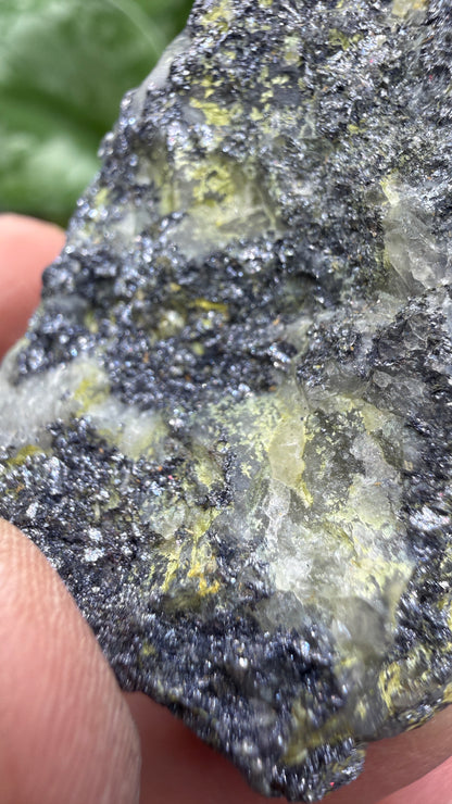 Molybdenite & Ferrimolybdite- Alta, Salt Lake County, Utah, USA