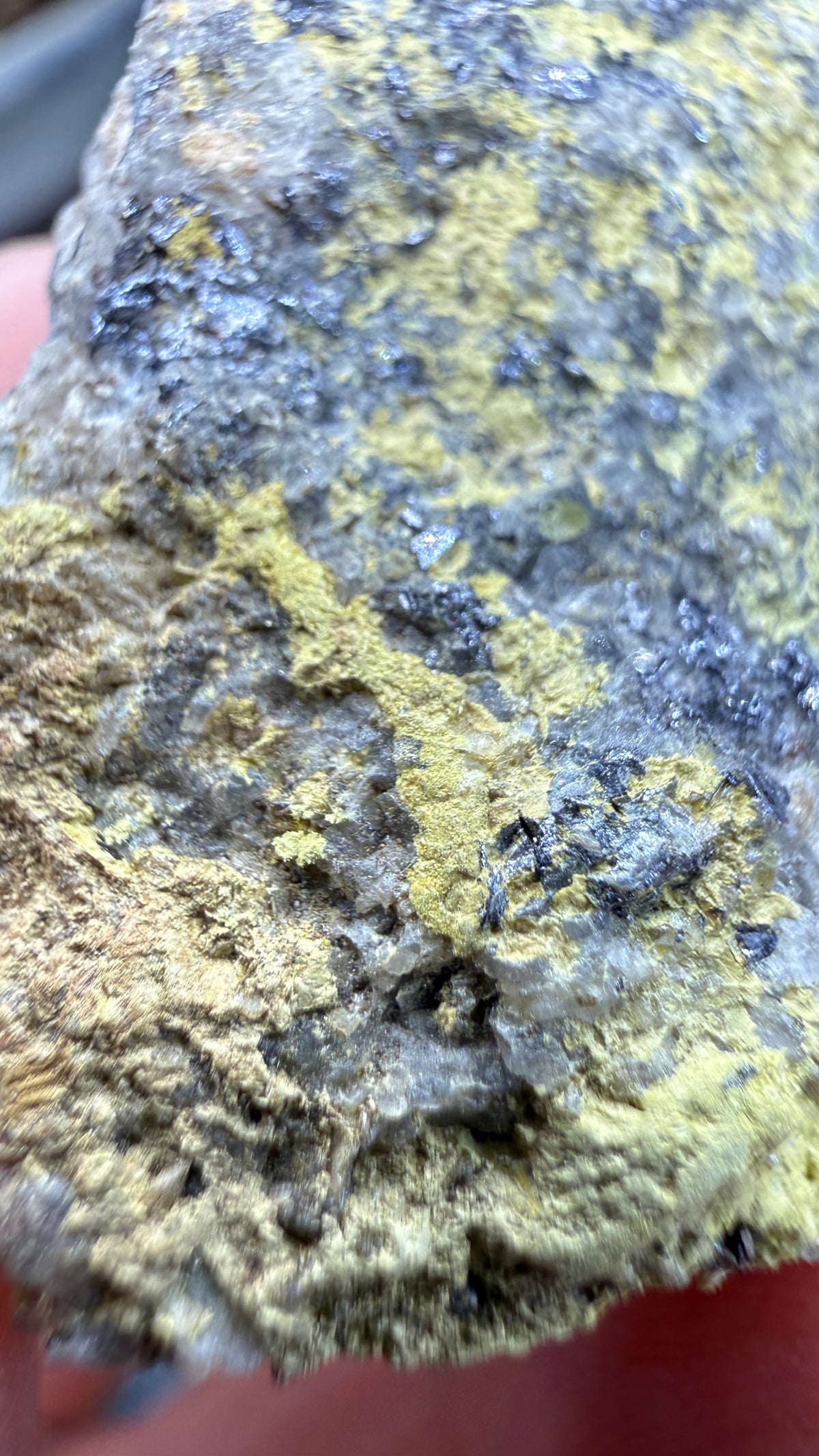 Ferrimolybdite- Big Cottonwood Canyon, Salt Lake County, Utah, USA