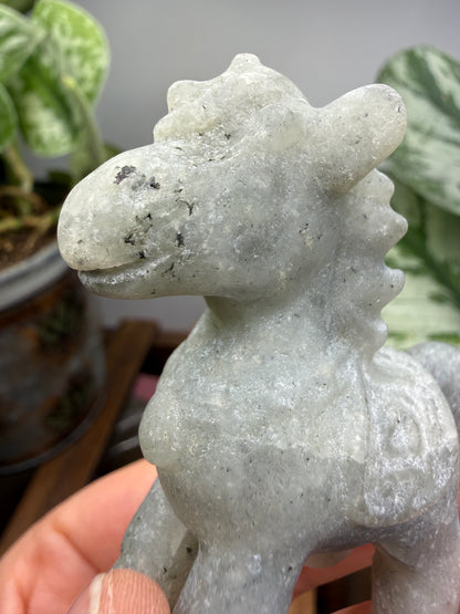 Labradorite Horse Crystal Carving- 2.3 inches
