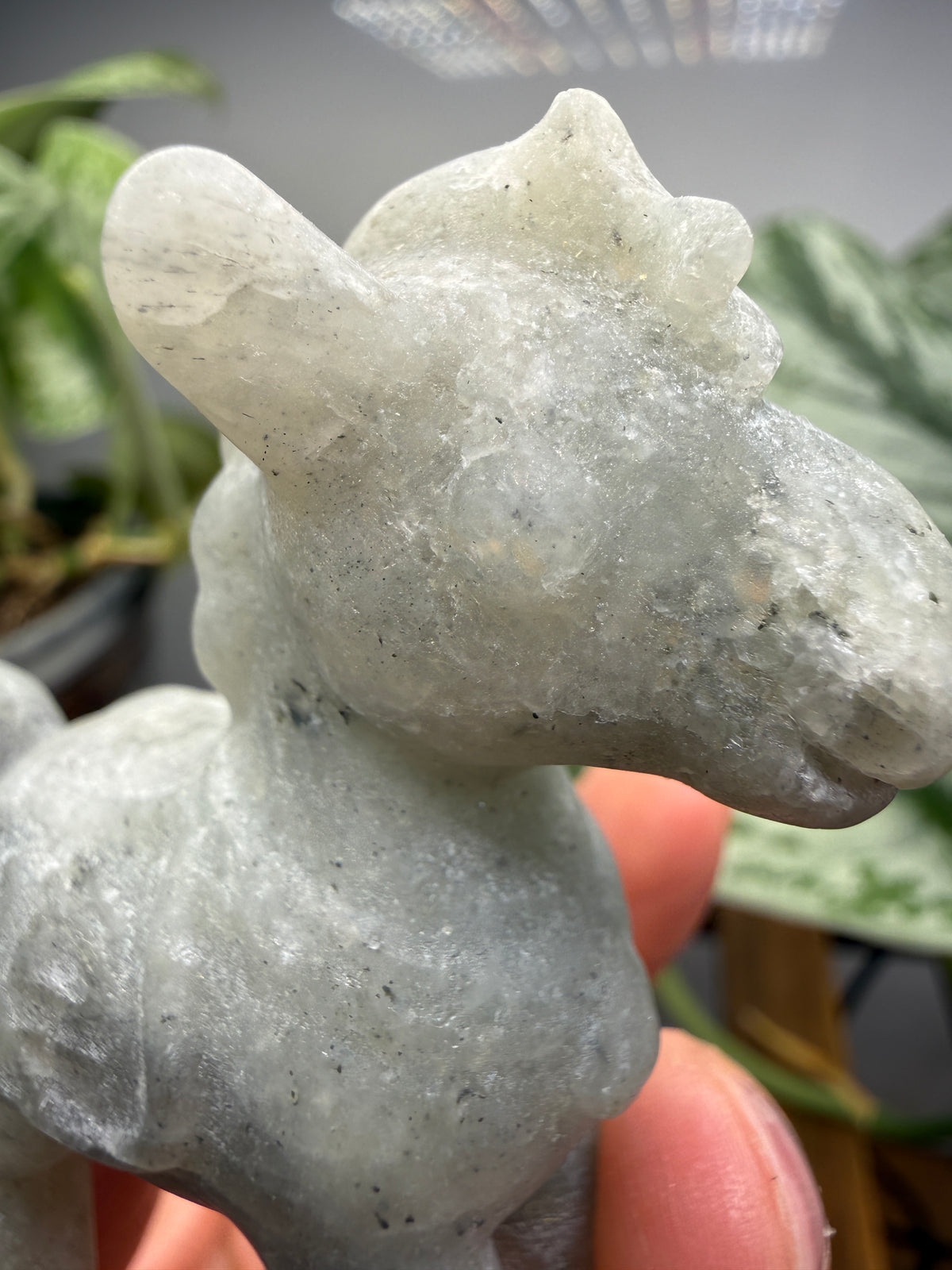 Labradorite Horse Crystal Carving- 2.3 inches