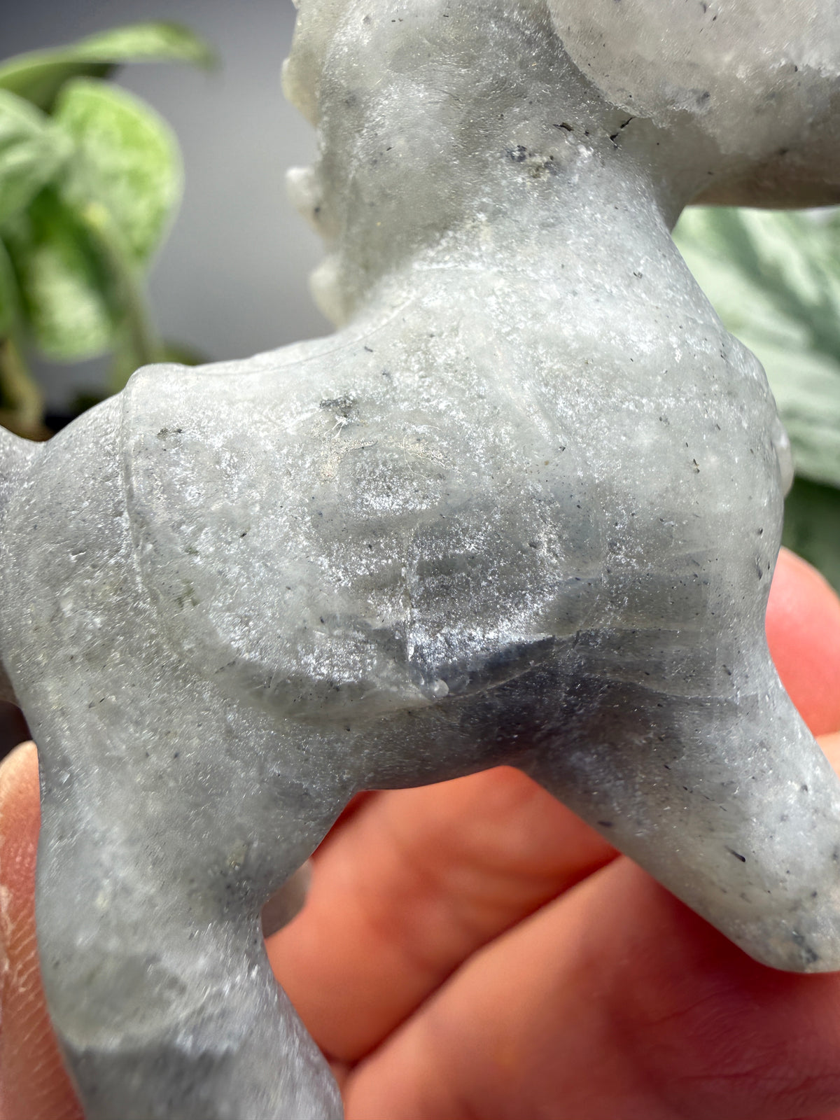 Labradorite Horse Crystal Carving- 2.3 inches