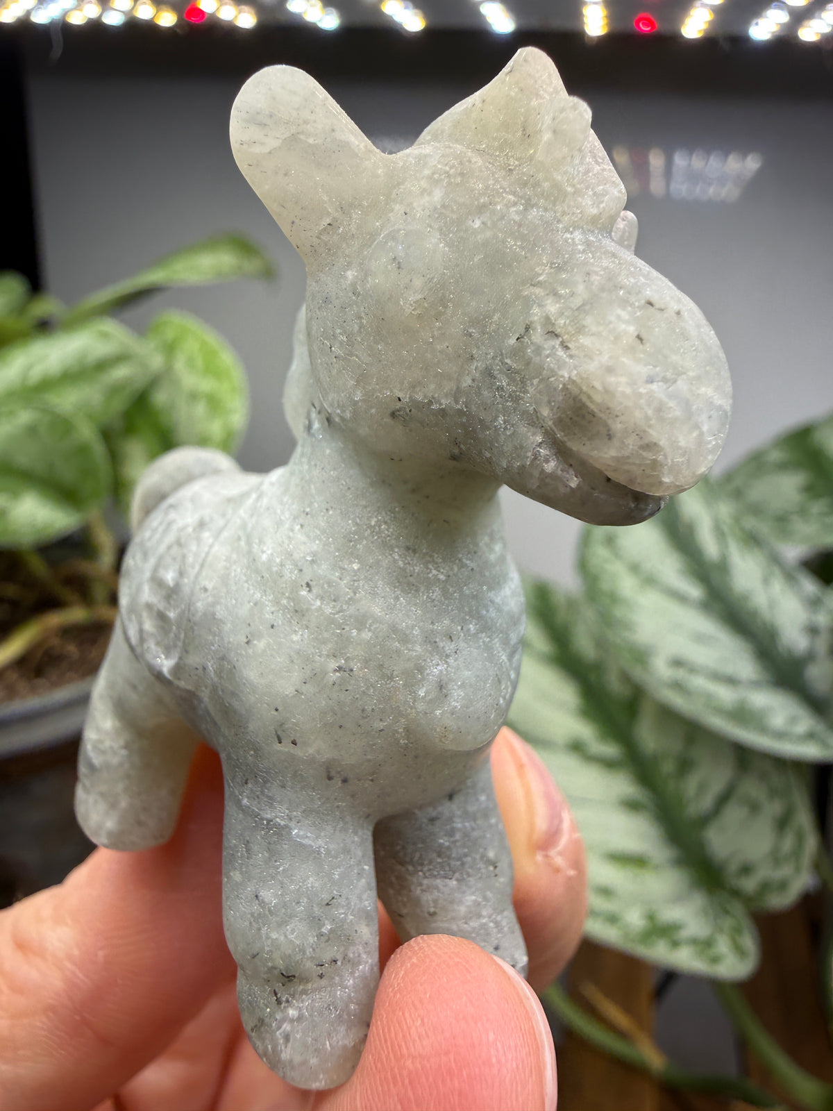 Labradorite Horse Crystal Carving- 2.3 inches