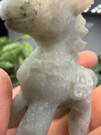Labradorite Horse Crystal Carving- 2.3 inches