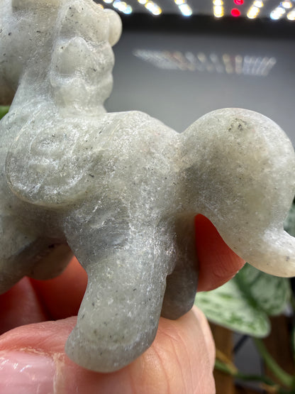 Labradorite Horse Crystal Carving- 2.3 inches