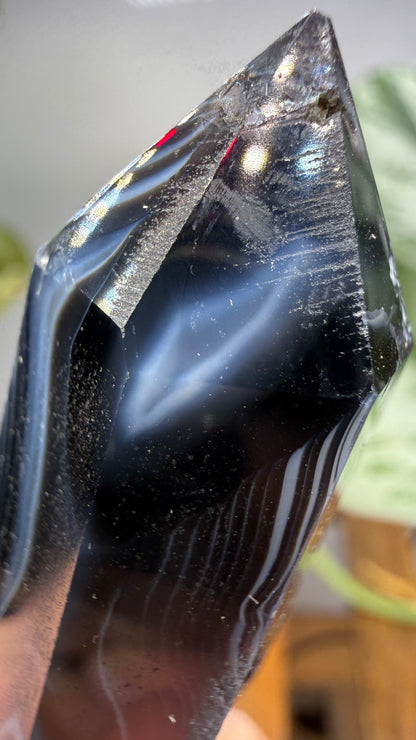 Black Agate Tower/Point- 2.6 inches