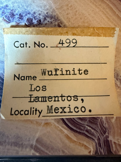 Wulfenite- Los Lamentos Mountains, Ahumada Municipality, Chihuahua, Mexico