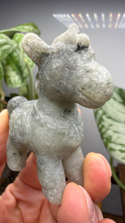 Labradorite Horse Crystal Carving- 2.3 inches