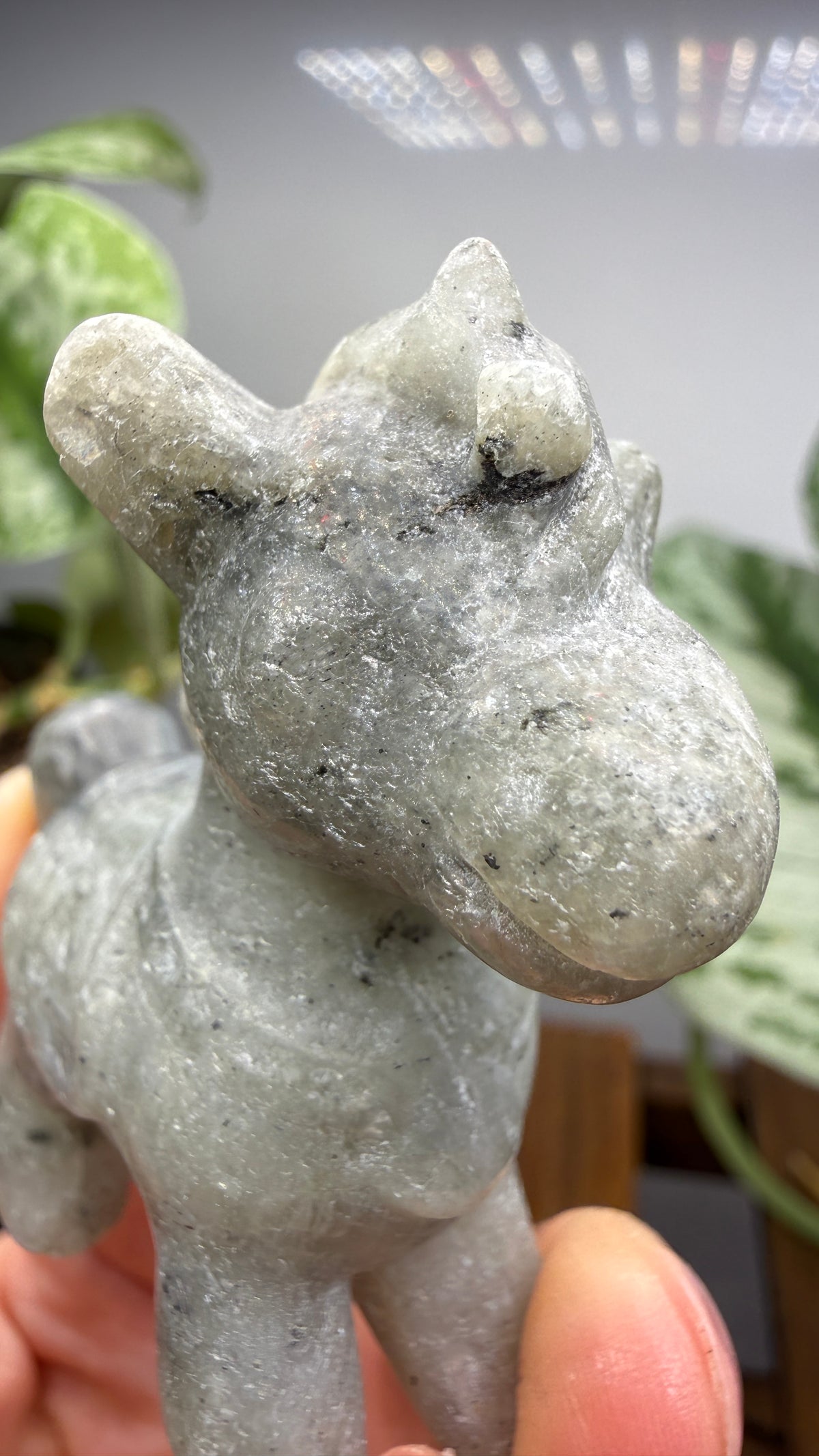 Labradorite Horse Crystal Carving- 2.3 inches