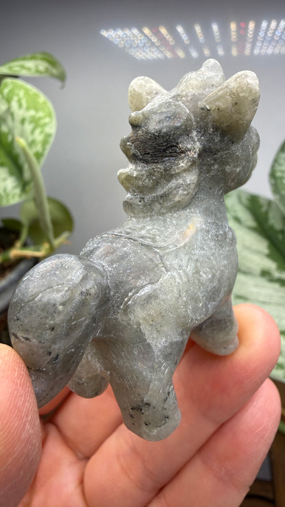 Labradorite Horse Crystal Carving- 2.3 inches