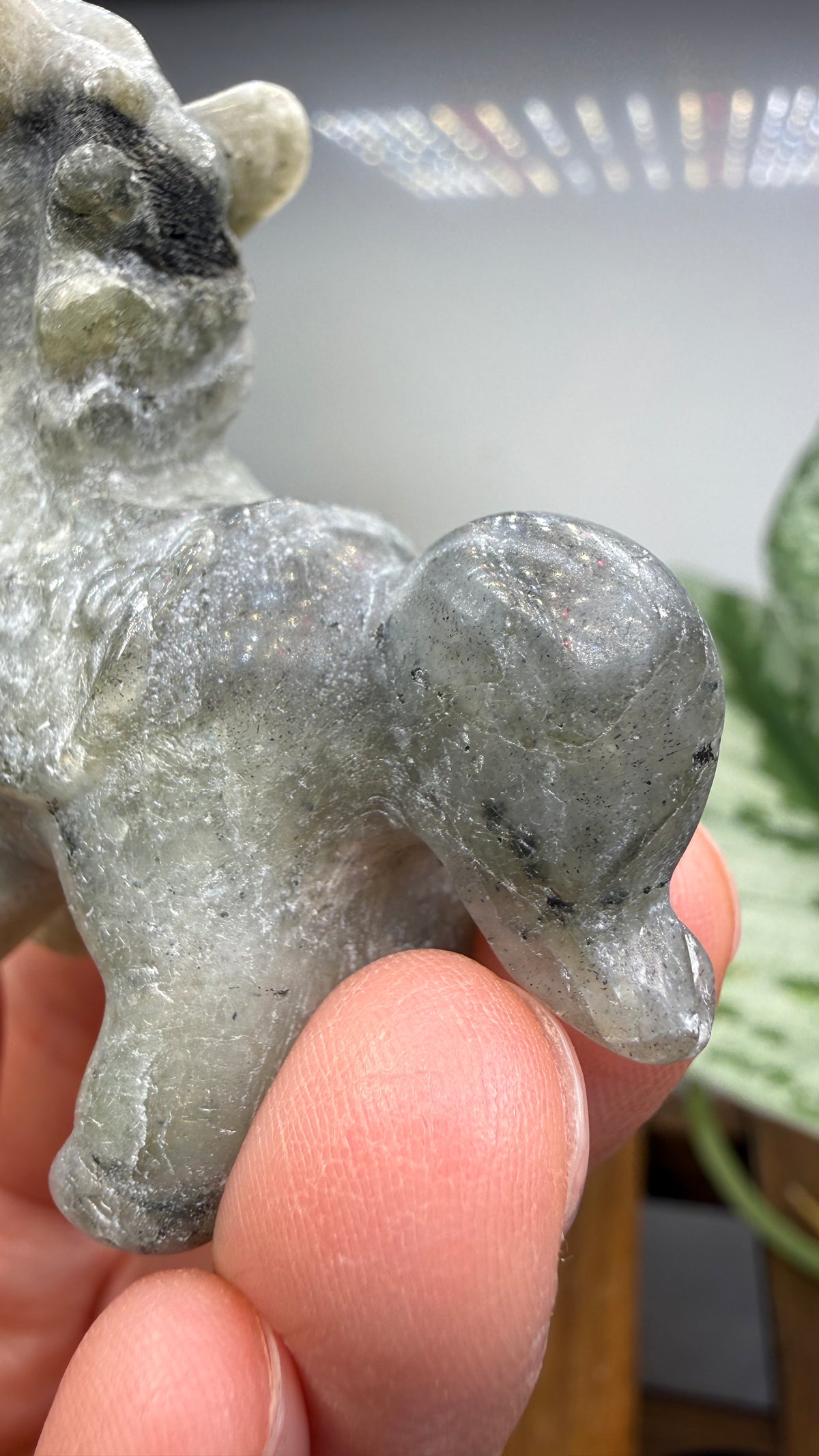 Labradorite Horse Crystal Carving- 2.3 inches