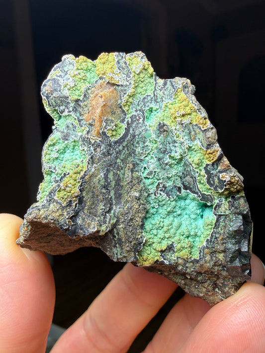 Tenorite, Chrysocolla- Chloride Mining District, Cerbat Mountains, Mohave County, Arizona