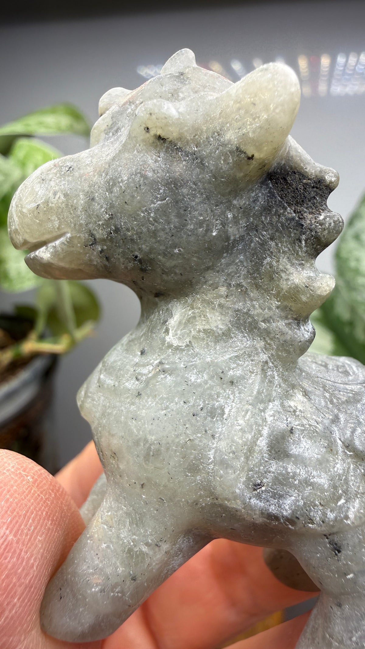 Labradorite Horse Crystal Carving- 2.3 inches