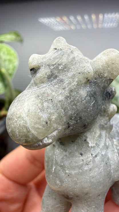 Labradorite Horse Crystal Carving- 2.3 inches