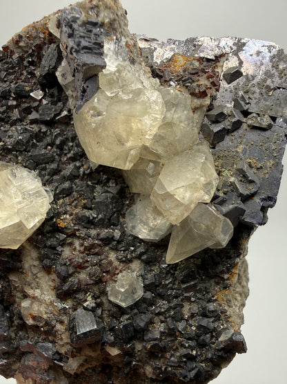 Galena, Calcite, Sphalerite- Cherokee, Kansas (Tri-State District association)