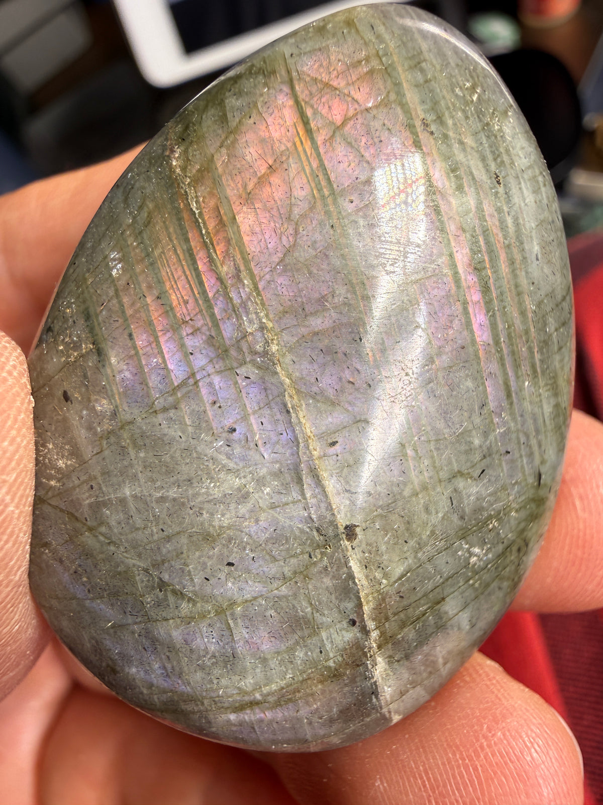 Labradorite Palm Stone