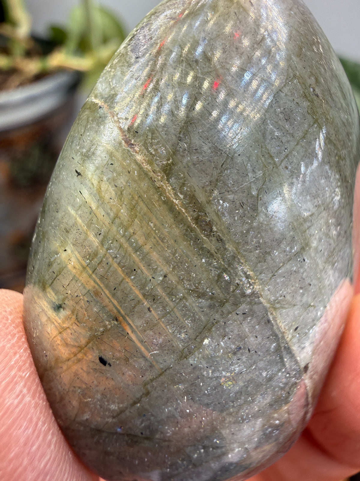 Labradorite Palm Stone
