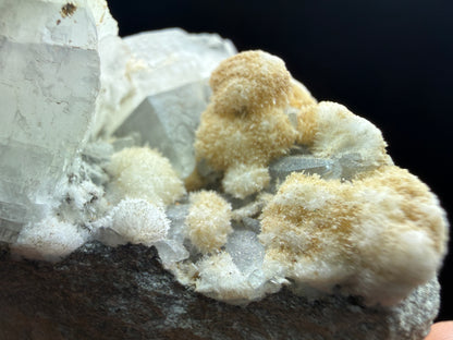 Strontianite, Calcite- Bloomington, Monroe County, Indiana, USA