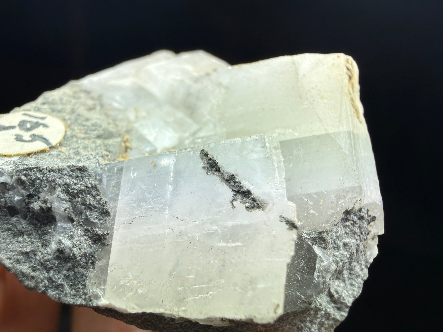 Strontianite, Calcite- Bloomington, Monroe County, Indiana, USA